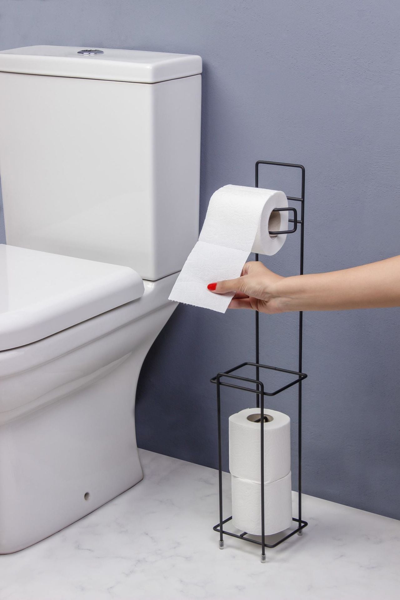 Okyanus Home Yedekli Kağıt Havluluk ve Wc Kağıtlık Organizeri