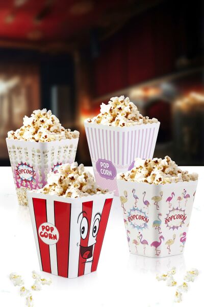 Okyanus Home 4 Adet Popcorn Kovası