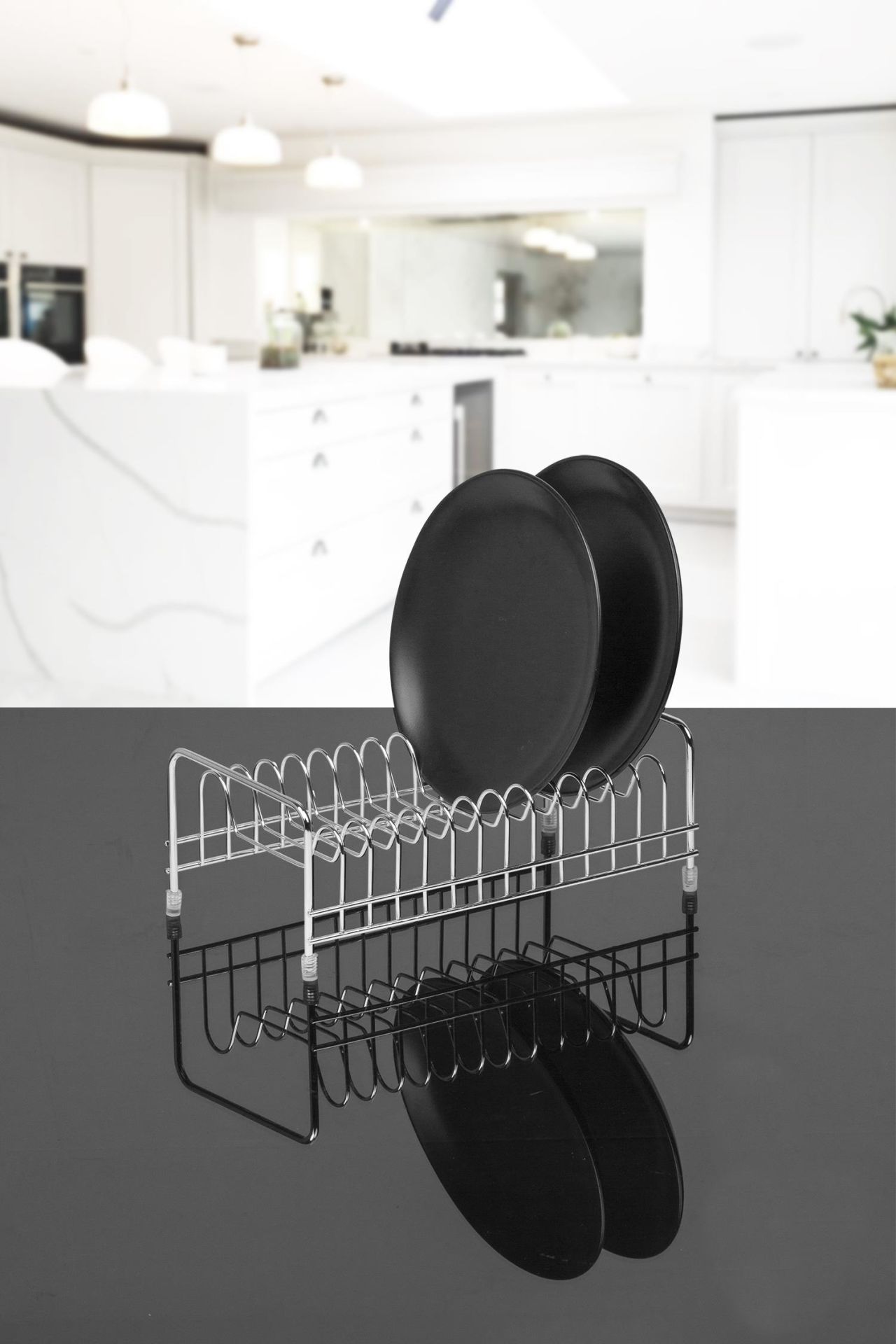 Okyanus Home Krom Midi Tabaklık - Bulaşıklık