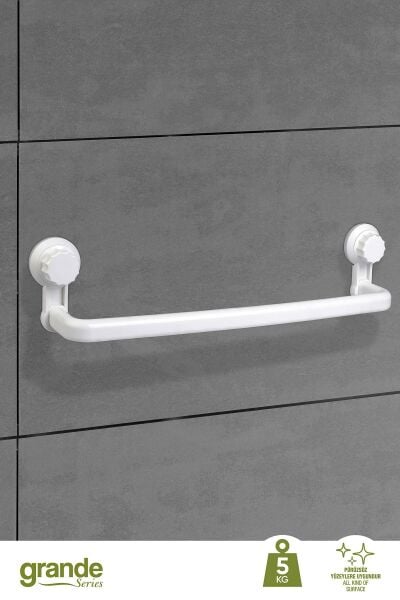 Okyanus Home Grande Beyaz Uzun Havluluk 2 Fonksiyonlu - ister yapıştır, ister vidala