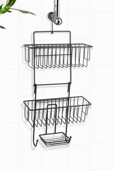 Okyanus Home Siyah 2 Fonksiyonlu Duş Rafı