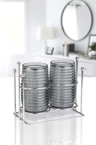 Okyanus Home Krom Standlı Elegans Çok Amaçlı İkili Organizer