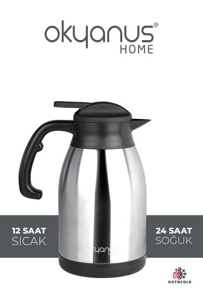 Okyanus Home 2 Litre Paslanmaz Çelik Inox Termos