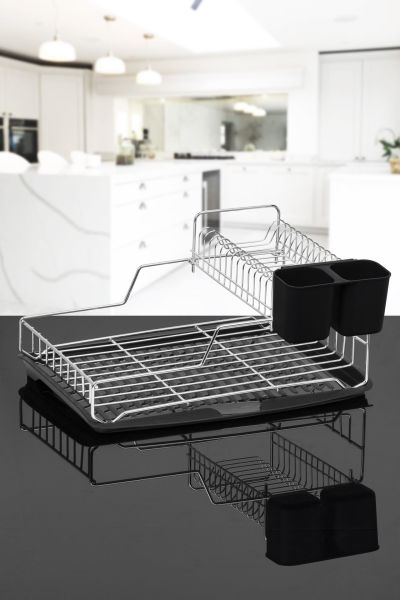Okyanus Home Krom Stella Çift Katlı Tabaklık - Bulaşıklık