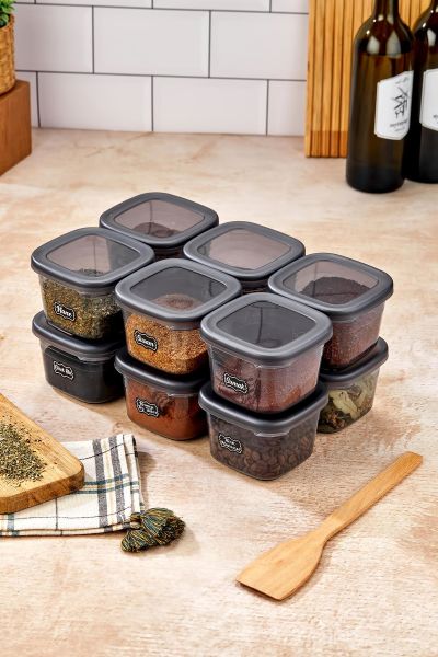 Okyanus Home 12 Adet Etiketli Saklama Kabı 0.55ml