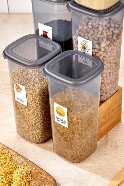 Okyanus Home 6 Adet Etiketli Saklama Kabı 1750 ml
