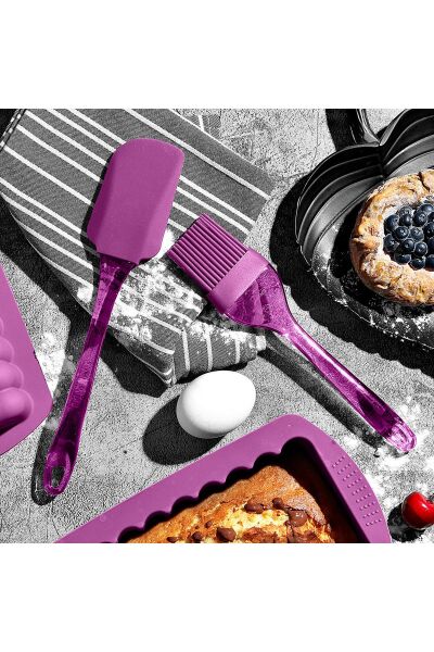 Okyanus Home Silikon Spatula ve Silikon Fırça 2'li Set