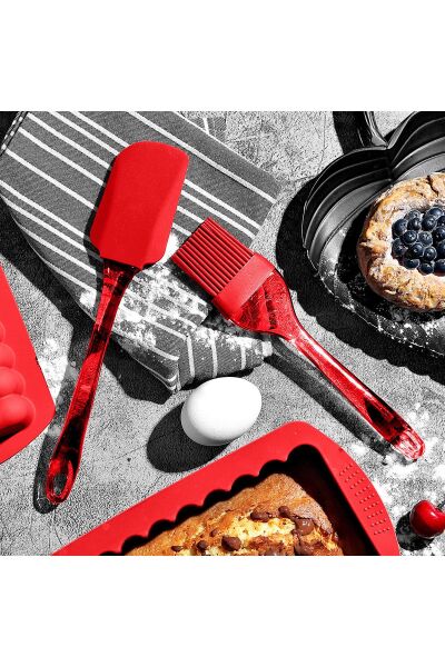 Okyanus Home Silikon Spatula ve Silikon Fırça 2'li Set