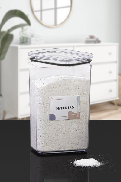 Okyanus Home Deterjan Vakumlu Dikdörtgen 3.1 lt Saklama Kabı