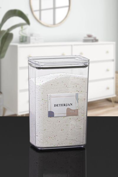 Okyanus Home Deterjan Vakumlu Dikdörtgen 3.1 lt Saklama Kabı