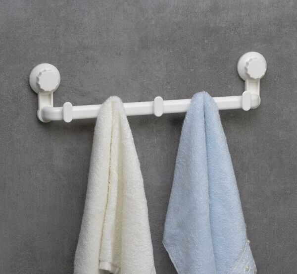 Okyanus Home Grande Beşli Askı 3 Fonksiyonlu - ister vakumla, ister yapıştır, ister vidala