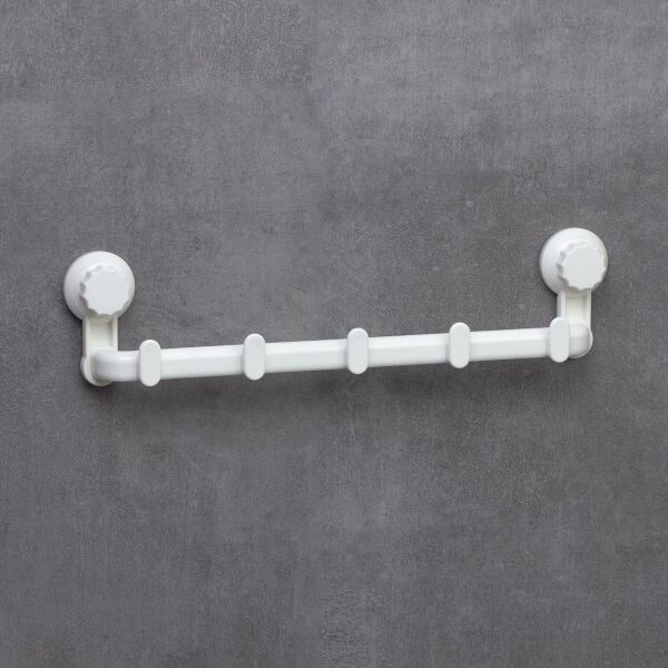 Okyanus Home Grande Beşli Askı 3 Fonksiyonlu - ister vakumla, ister yapıştır, ister vidala