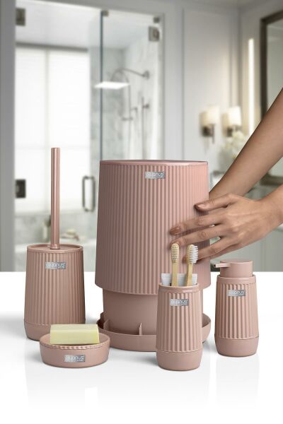 Okyanus Home Nida Pudra 5'li Banyo Seti