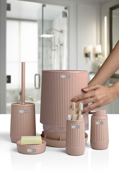 Okyanus Home Nida Pudra 5'li Banyo Seti