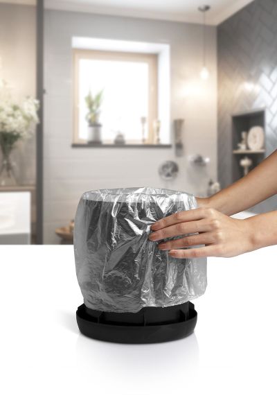 Okyanus Home Nida Siyah Çöp Kovası