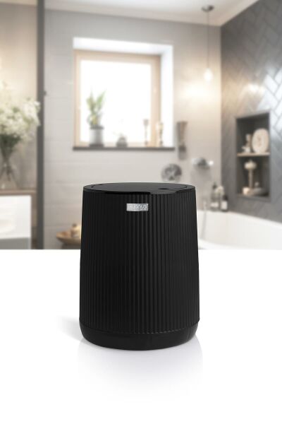 Okyanus Home Nida Siyah Çöp Kovası