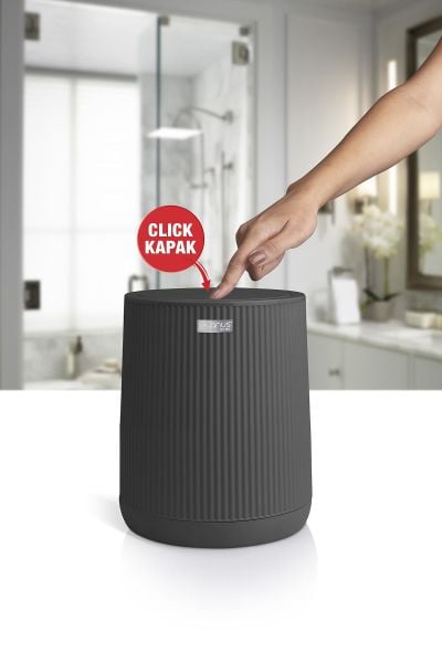 Okyanus Home Nida Antrasit Çöp Kovası
