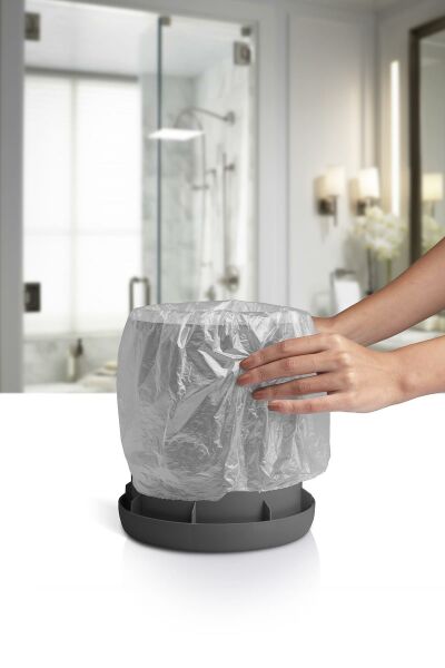 Okyanus Home Nida Antrasit Çöp Kovası