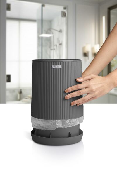 Okyanus Home Nida Antrasit Çöp Kovası