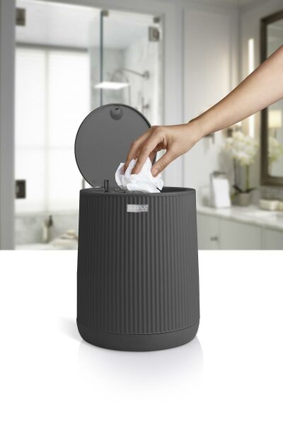 Okyanus Home Nida Antrasit Çöp Kovası