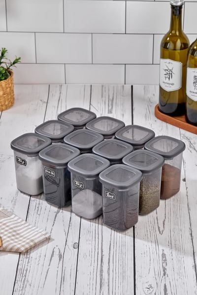 Okyanus Home 12 Adet Etiketli Baharatlık Seti 450 ml