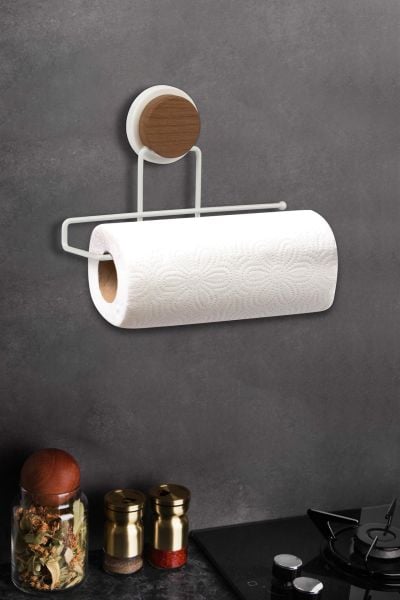 Okyanus Home Ahşap Desenli Magic Fix Sihirli Yapışkan Beyaz Kağıt Havluluk