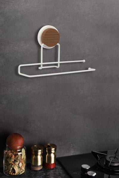 Okyanus Home Ahşap Desenli Magic Fix Sihirli Yapışkan Beyaz Kağıt Havluluk