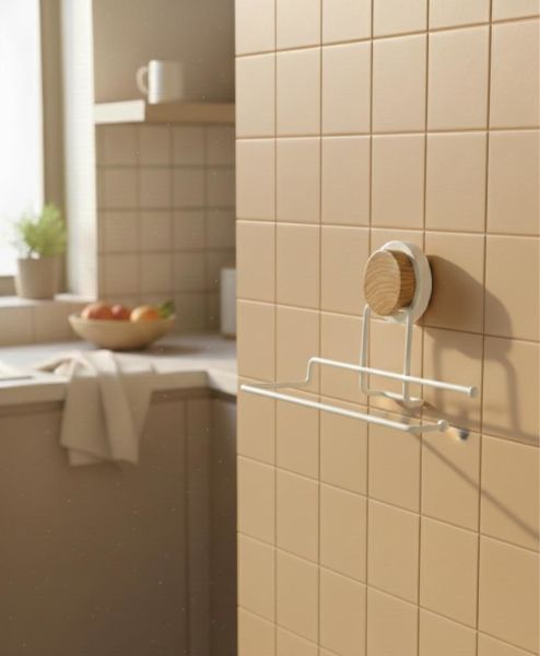 Okyanus Home Ahşap Desenli Magic Fix Sihirli Yapışkan Beyaz Kağıt Havluluk