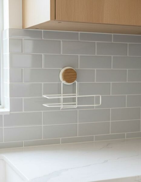 Okyanus Home Ahşap Desenli Magic Fix Sihirli Yapışkan Beyaz Kağıt Havluluk