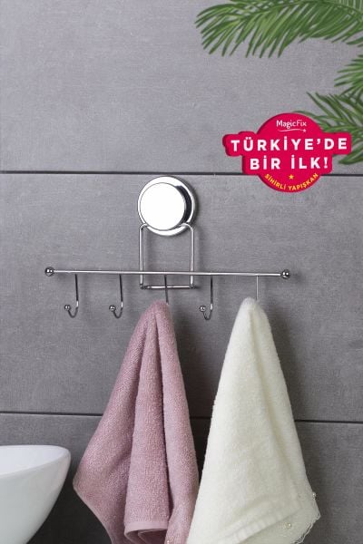 Okyanus Home Magic Fix 5'li Askı -İz Bırakmayan Sihirli Yapışkan