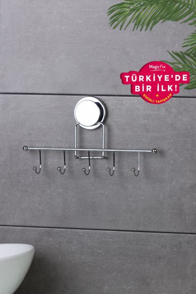 Okyanus Home Magic Fix 5'li Askı -İz Bırakmayan Sihirli Yapışkan