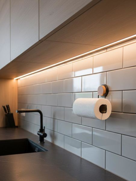 Okyanus Home Ahşap Desenli Magic Fix Sihirli Yapışkan Siyah Kağıt Havluluk