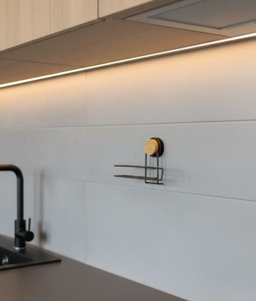 Okyanus Home Ahşap Desenli Magic Fix Sihirli Yapışkan Siyah Kağıt Havluluk