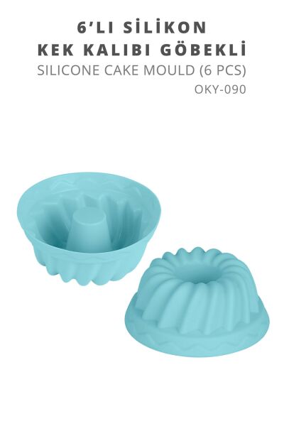 Okyanus Home 6'lı Silikon Cupcake Kalıbı
