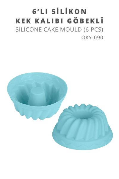 Okyanus Home 6'lı Silikon Cupcake Kalıbı