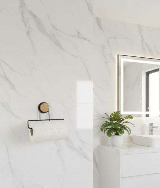 Okyanus Home Ahşap Desenli Magic Fix Sihirli Yapışkan Siyah Kağıt Havluluk