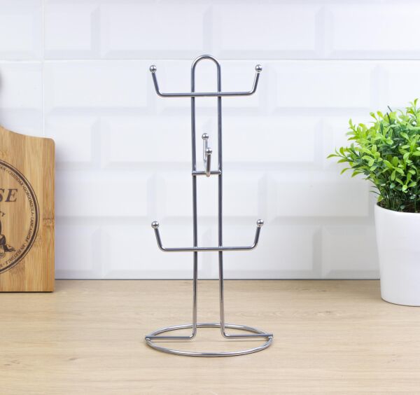 Okyanus Home Krom Kupa ve Fincan Askılığı
