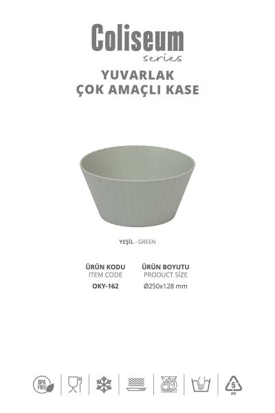Okyanus Home Coliseum Yeşil Salata Kasesi