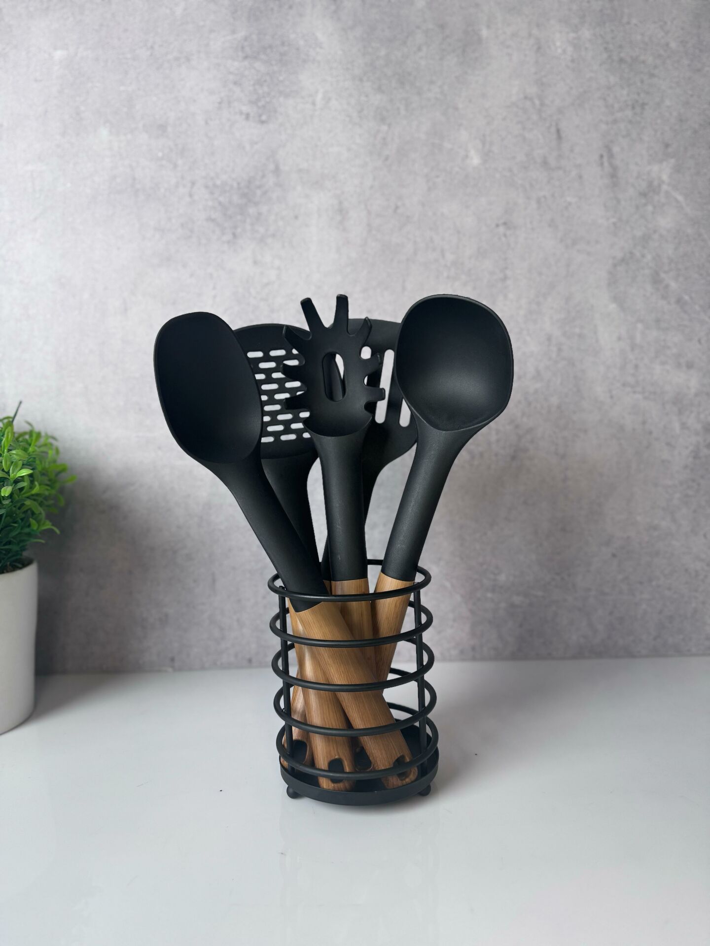 Okyanus Home Diamond Wooden 6 Parça Servis Seti