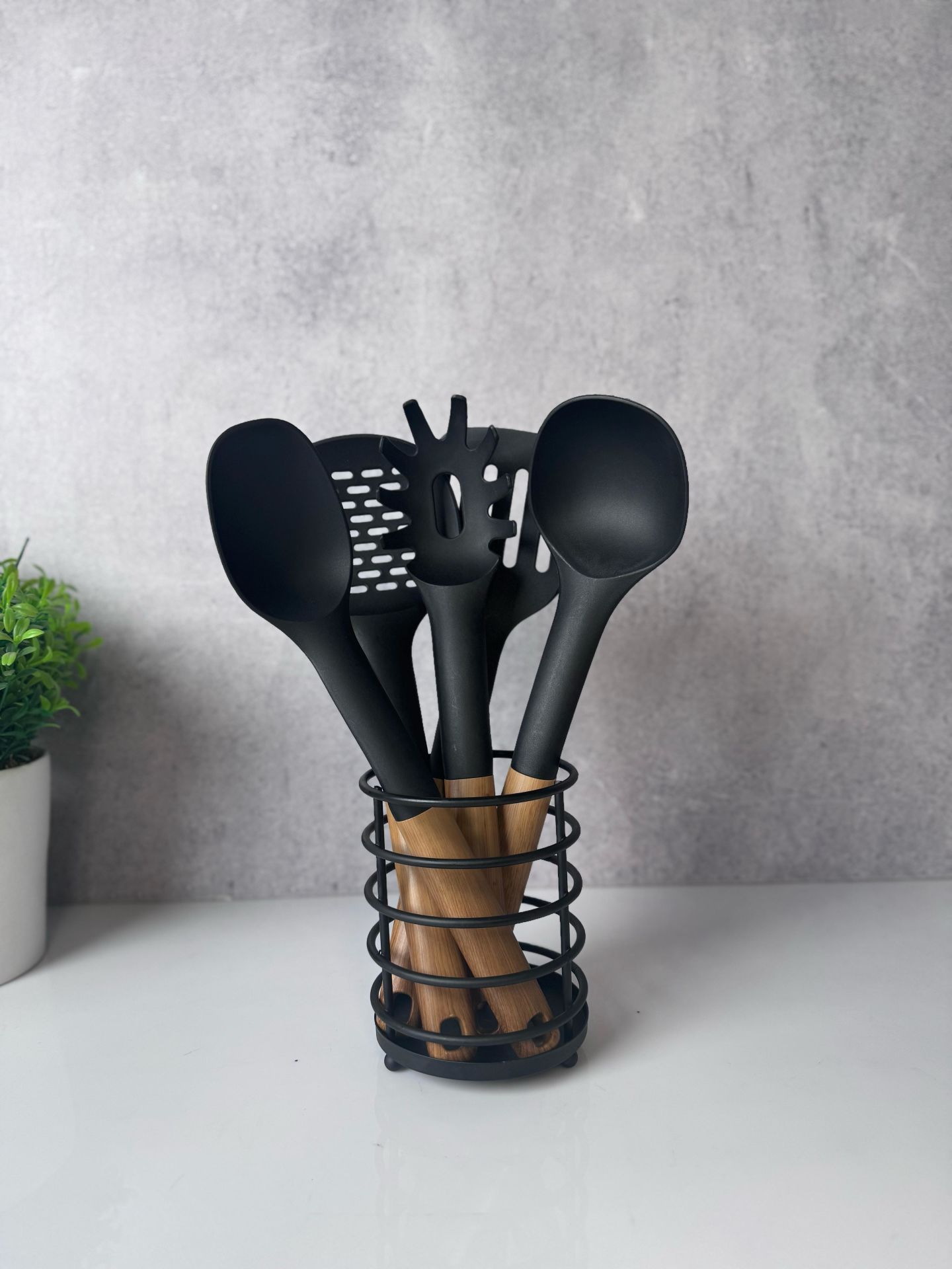 Okyanus Home Diamond Wooden 6 Parça Servis Seti