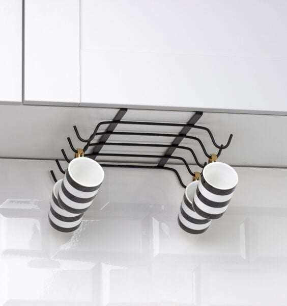 Okyanus Home Siyah Askılı Fincanlık