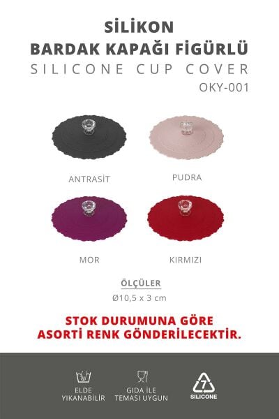 Okyanus Home 2'li Silikon Bardak Kapağı