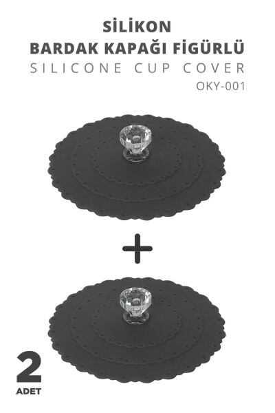 Okyanus Home 2'li Silikon Bardak Kapağı