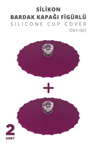 Okyanus Home 2'li Silikon Bardak Kapağı