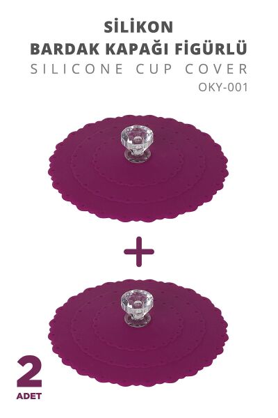 Okyanus Home 2'li Silikon Bardak Kapağı