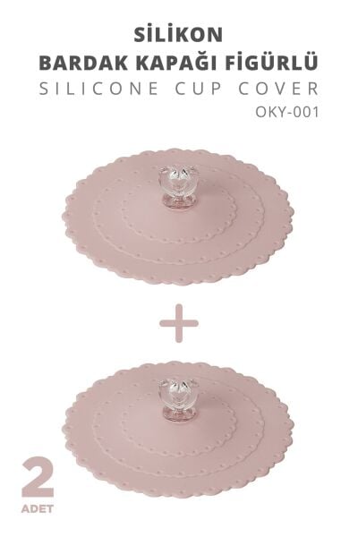 Okyanus Home 2'li Silikon Bardak Kapağı