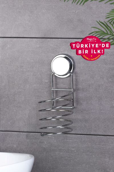 Okyanus Home Magic Fix Saç Kurutma Makine Askısı - İz Bırakmayan Sihirli Yapışkan