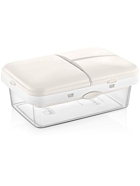 Okyanus Home Bej-Şeffaf 4 bölmeli Clickli Lunch Box