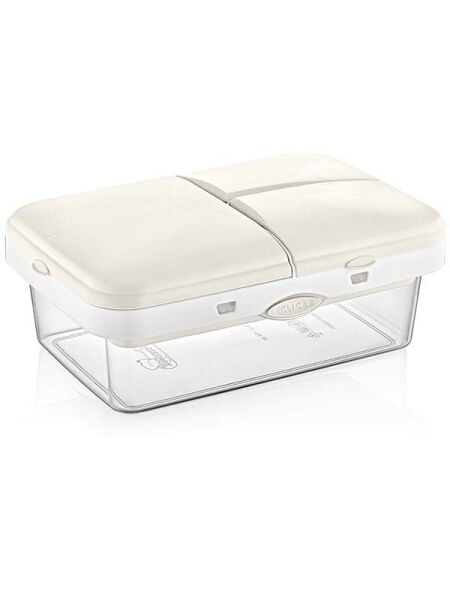 Okyanus Home Bej-Şeffaf 4 bölmeli Clickli Lunch Box