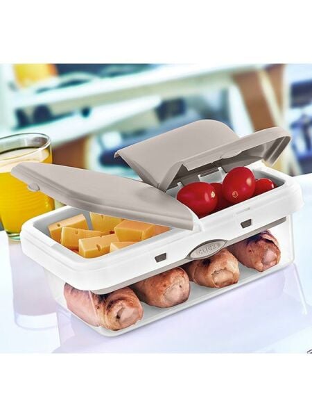 Okyanus Home Vizon-Şeffaf 4 bölmeli Clickli Lunch Box